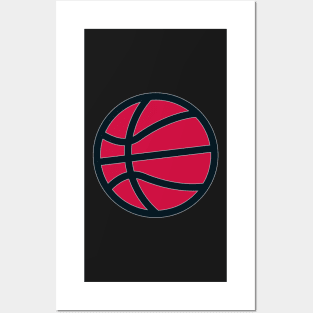 Simple Basketball Design In Your Team's Colors! Posters and Art